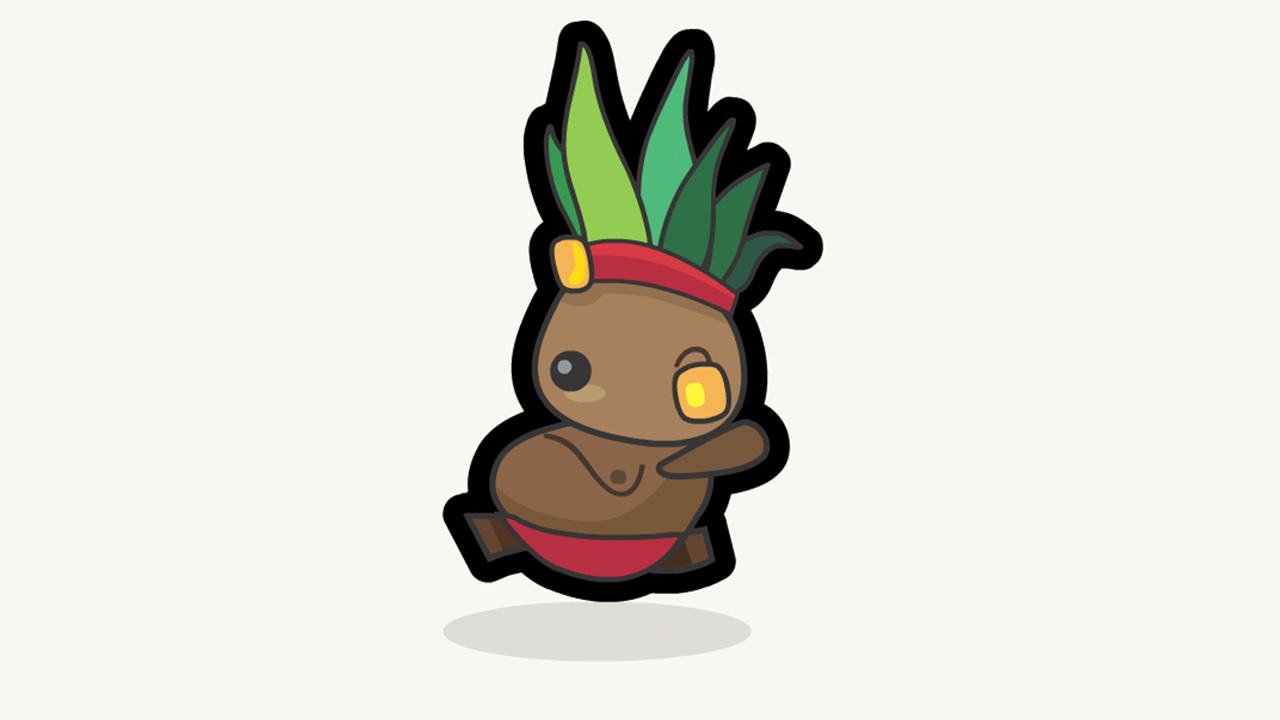 Screenshot of the mayan running from the punishment of the gods