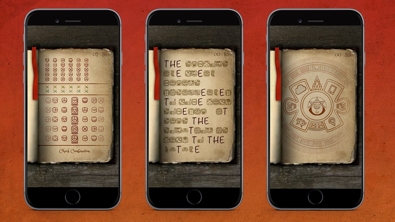 From left to right, Mind Master, Substintuition & Note the Answer videogame screenshots
