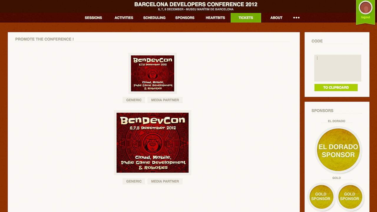 BcnDevCon 2012 media page
