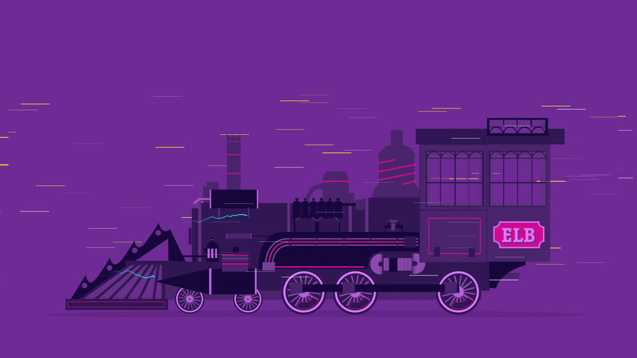 Screenshot of the train for the Barcelona BITS teaser themed as Back to the Future