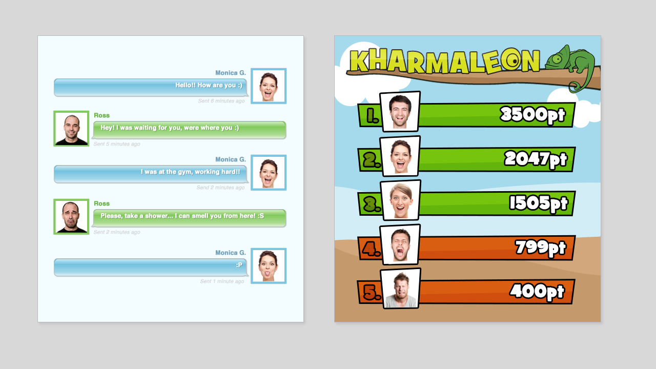 Possible uses of the API: a Chat and a Ranking in a video game