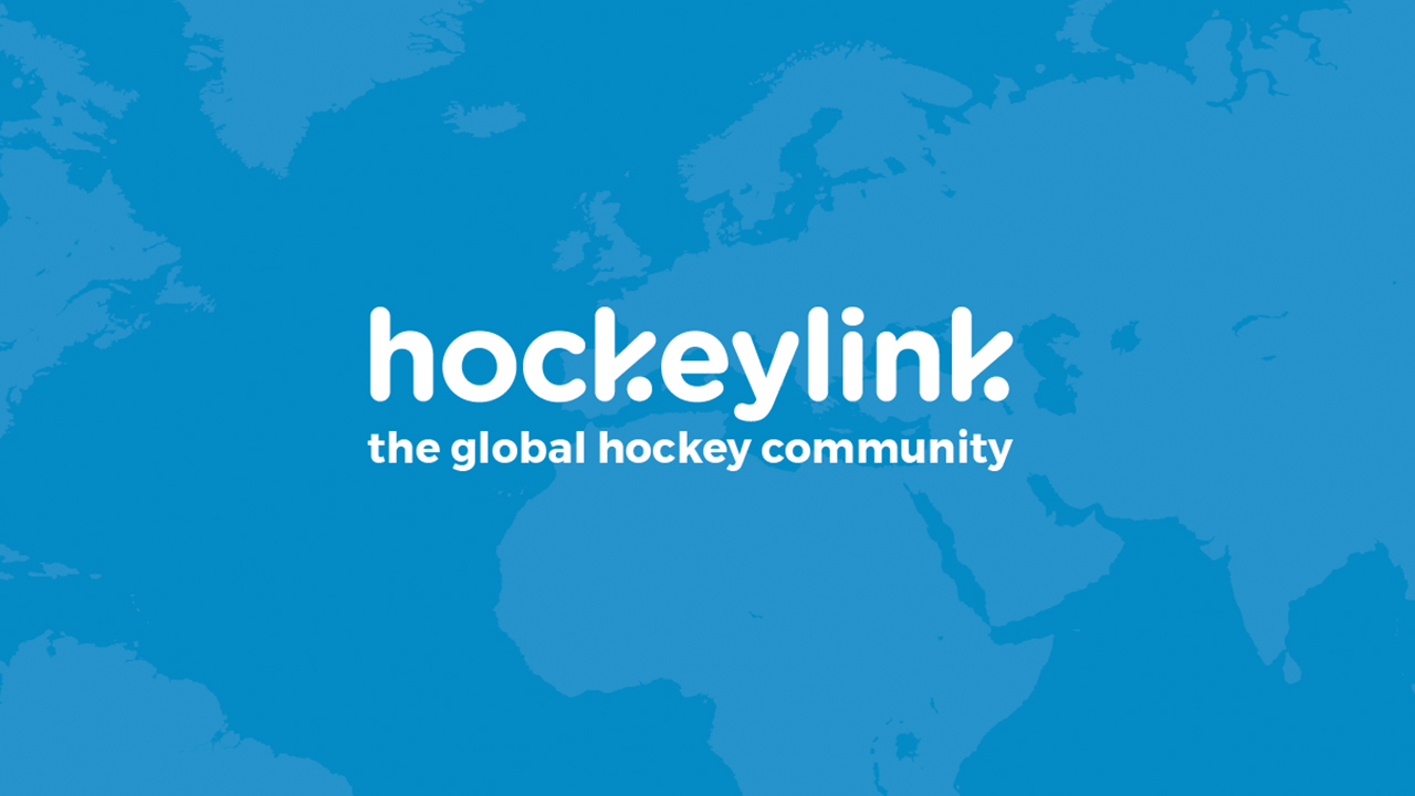 Hockeylink branding logo with the search map behind