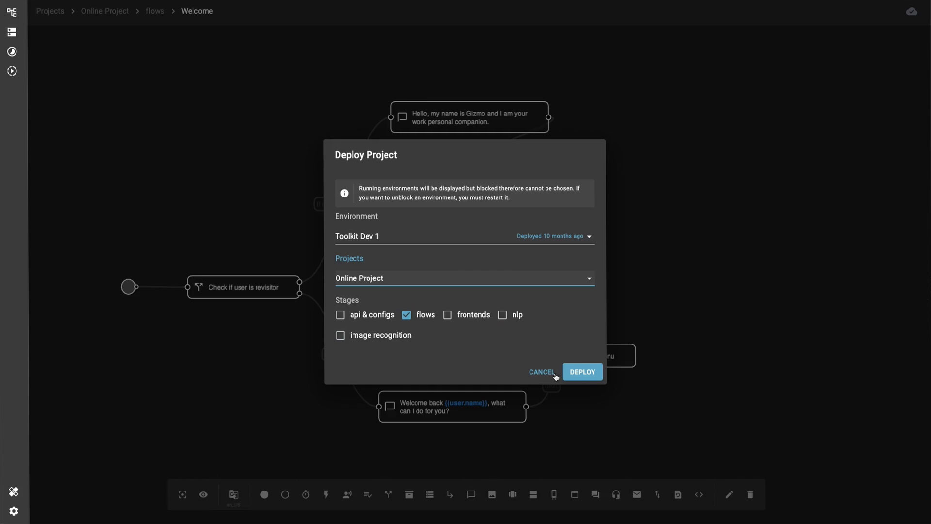 One-click deploy